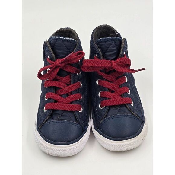 Converse Chuck Taylor All Star Toddler Size 7 Quilted Navy Shoes - Picture 3 of 8